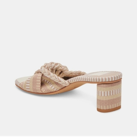 🔹️ DOLCE VITA🔹️ Dallie Heeled Sandals Natural Multi - Picture 4 of 8